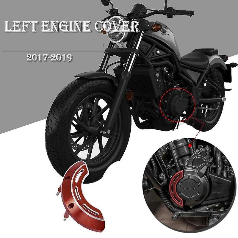 Motorcycle CNC Left Engine Cover Stator Case Crash Slider Guard Protection for Rebel 300 500 2017-20