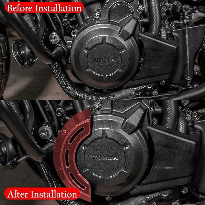 Motorcycle CNC Left Engine Cover Stator Case Crash Slider Guard Protection for Rebel 300 500 2017-20