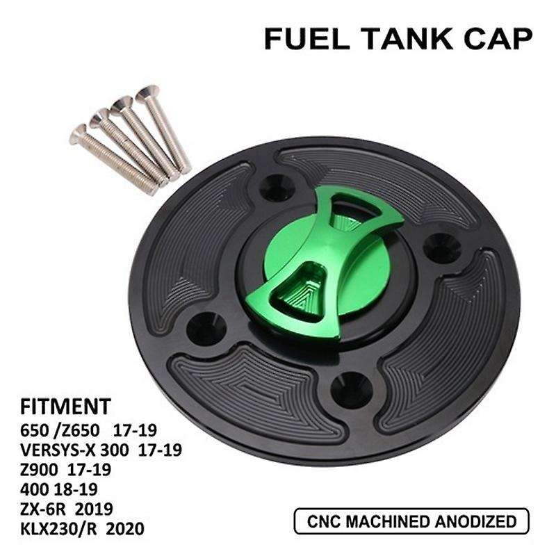 Motorcycle CNC Gas Fuel Tank Cap Cover for NINJA 650 Z650 -X 300 Z900 NINJA400 NINJA -6R KLX230/R