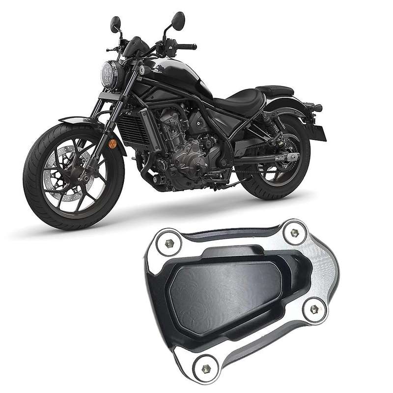 Motorcycle CNC Kickstand Foot Side Stand Extension Enlarge Pad Support Plate for REBEL 1100 2021 202