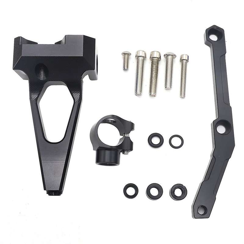 Motorcycle CNC Steering Damper Bracket Stabilizer Kit for MT09 MT-09 MT FZ 09 2013-2017
