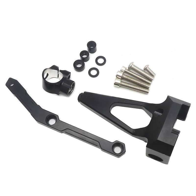 Motorcycle CNC Steering Damper Bracket Stabilizer Kit for MT09 MT-09 MT FZ 09 2013-2017