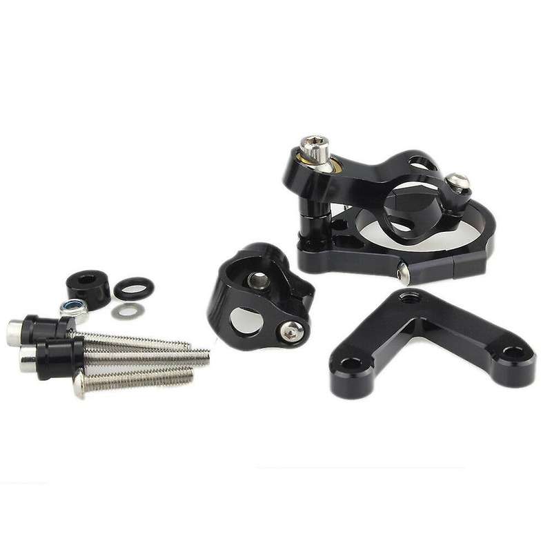Motorcycle Cnc Steering Damper Stabilizer Mounting Bracket Kit for 848 2008-2010