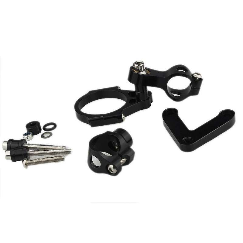 Motorcycle Cnc Steering Damper Stabilizer Mounting Bracket Kit for 848 2008-2010