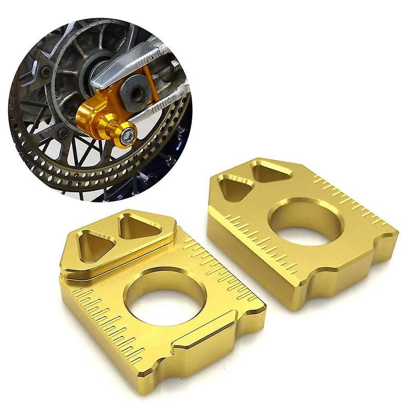 Motorcycle CNC Rear Chain Adjuster Axle Block for DRZ400SM DRZ 400SM DRZ 400 SM 2004-2015 Blue