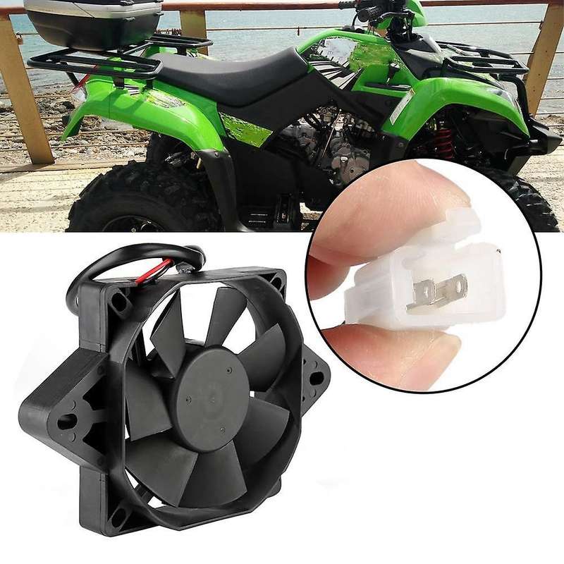 Motorcycle Cooling Fan, Electric Engine Cooling Fan Radiator for Motorcycle ATV Go Kart Quad 150-250