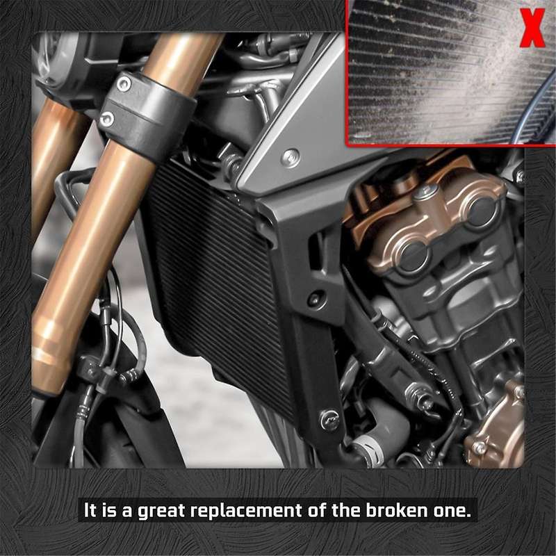 Motorcycle Cooler Protect Water Tank Assembly Engine Radiator for Cb 650r Cb650r Cbr650r 2018-2023