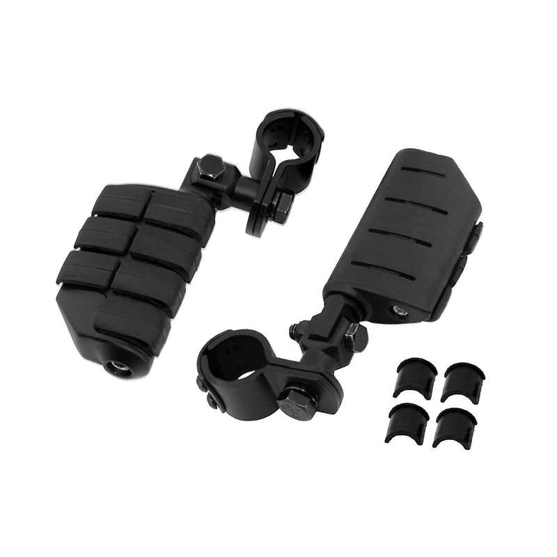 Motorcycle Crash Bar Pedal Crash Bar Folding Pedal Foot Pedal for Xl883/1200 Black