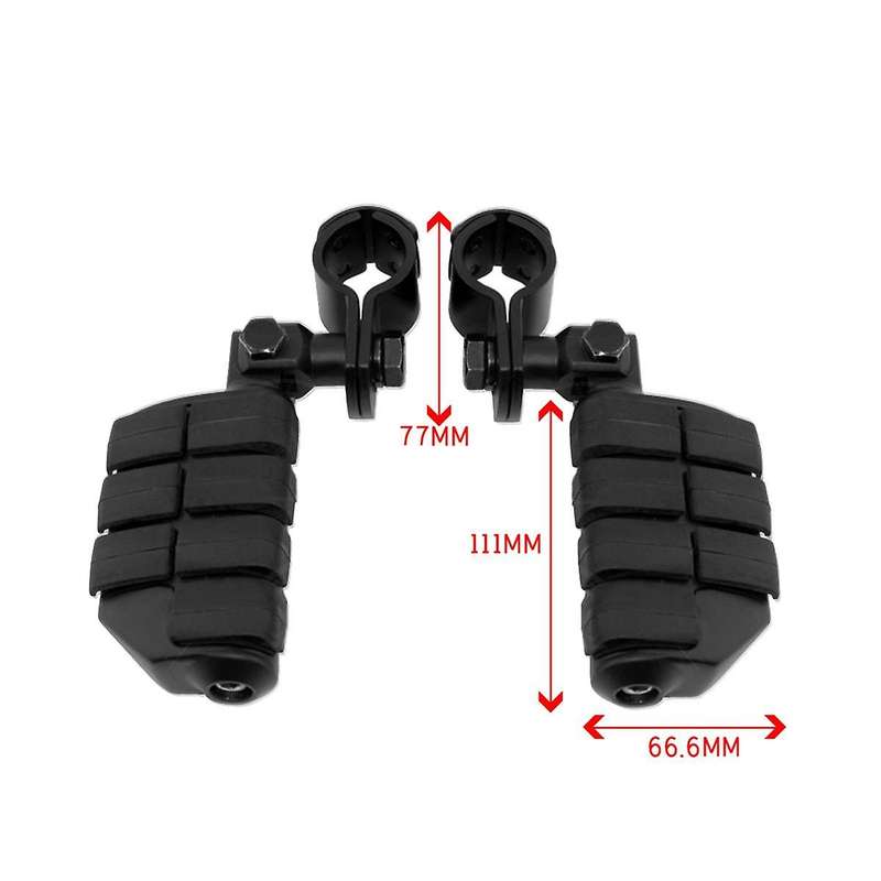 Motorcycle Crash Bar Pedal Crash Bar Folding Pedal Foot Pedal for Xl883/1200 Black