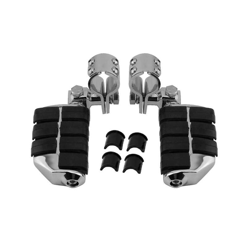 Motorcycle Crash Bar Pedal Crash Bar Folding Pedal Foot Pedal for Xl883/1200 Silver