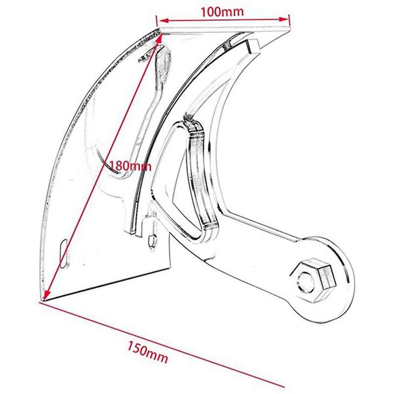 Motorcycle Curved License Plate Bracket for M109R M109 R 2006-2013 Side Mount License Plate Holder,