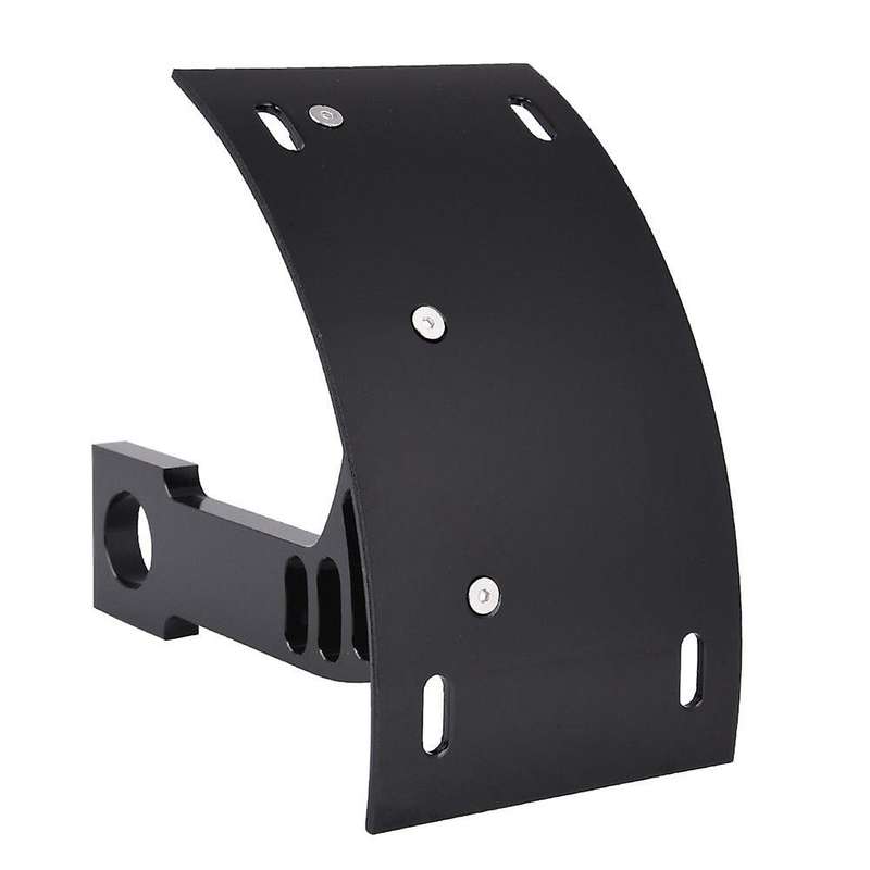 Motorcycle Curved License Plate Bracket for ZXR600 6R 7R 9R 12R 14R Side Mount License Plate Holder,