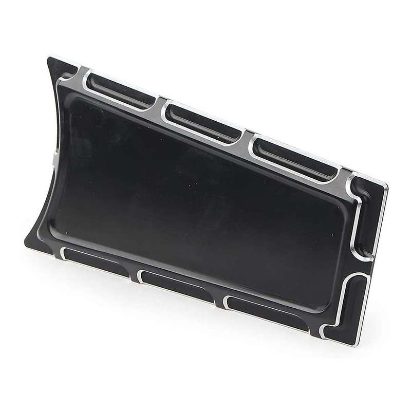 Motorcycle Edge Cut CNC Billet Dash Insert Tank Cover for FLHS Road Glide Glide 1989-2007 Black
