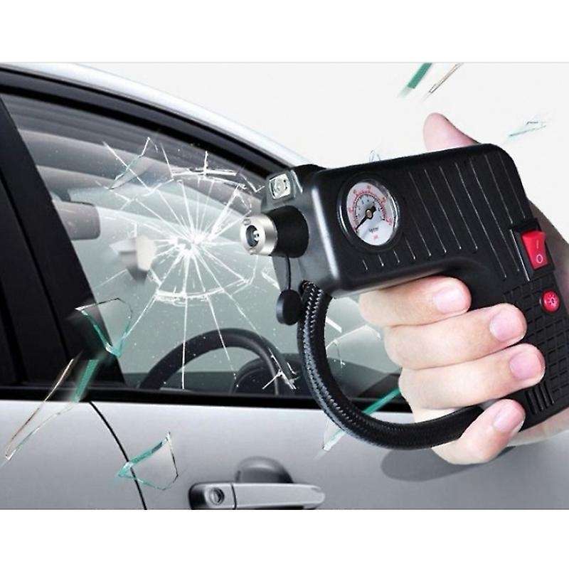 Motorcycle Electric Auto Car Portable Air Inflator Compressor Pump Tire Safety Tyre Hammer Compresso