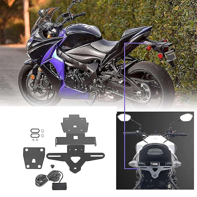 Motorcycle Eliminator Rear License Plate Bracket Holder for GSX-S1000 GSX-S1000F GSX-S750