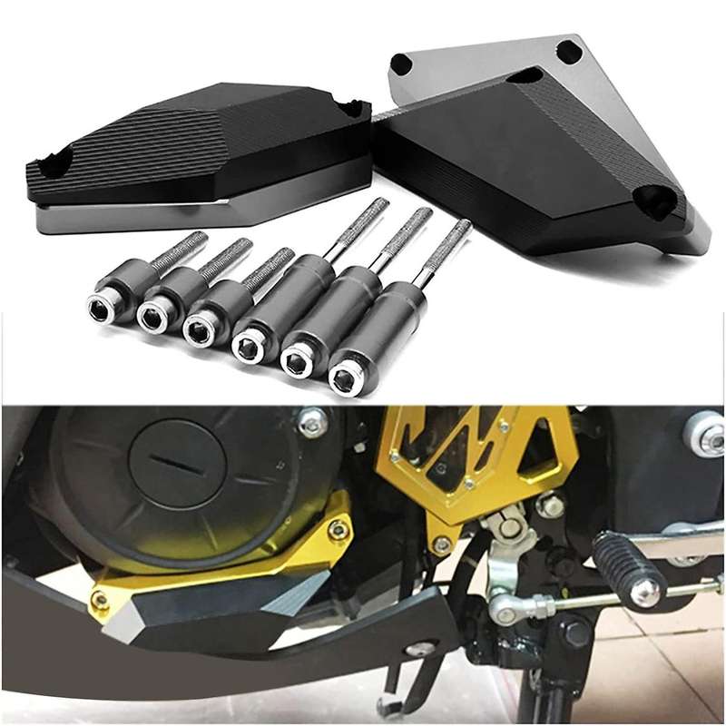 Motorcycle Engine Crash Guard Stator Cover Slider Falling Protector for XJ6 FZ6 /S2/ 2010-2017 Black