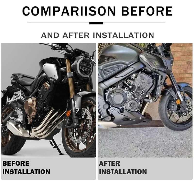 Motorcycle Engine Lower Fairing Body Frame Panel Protector for Cb650fe Cb650f 14-20 Cb650r 2019-2023