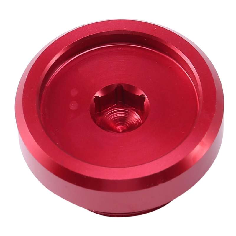 Motorcycle Engine Oil Filler Plug Cap Bolt Screw for TZR250 YZF R6S R3 R6 R1M R125 R1(Red)