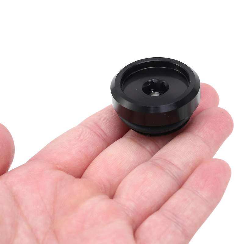 Motorcycle Engine Oil Filler Plug Cap Bolt Screw for TZR250 YZF R6S R3 R6 R1M R125 R1(Black)