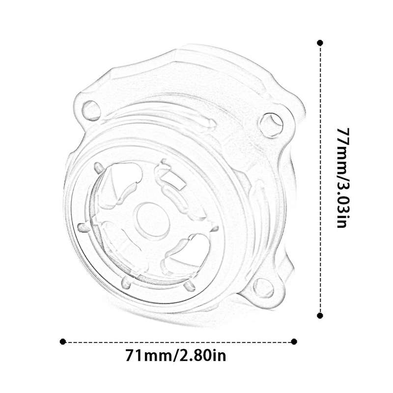 Motorcycle Engine Oil Filter Cover Cap for CRF300L 2021-2022 CRF250L 2013-2021 CRF 250L 2017-2021 Re
