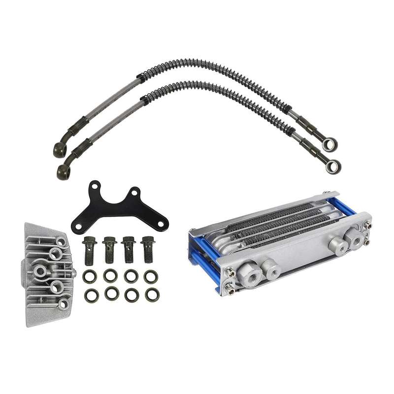 Motorcycle Engine Oil Radiator for Loncin Zongshen Shineray Yinxiang Bosuer Xmoto 50CC 70CC 90CC 110