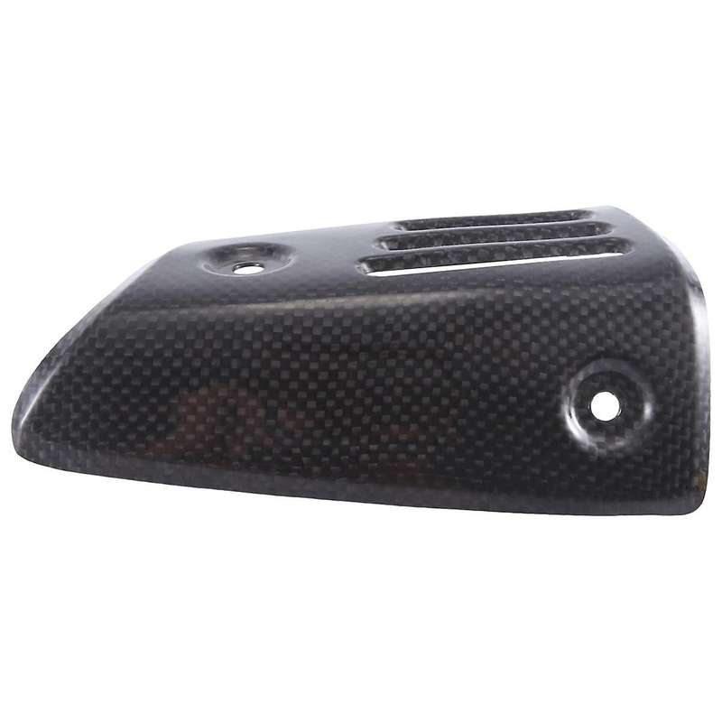 Motorcycle Exhaust Cover Real Carbon Fiber Exhaust Case Muffler Cover Heat Shield Cover