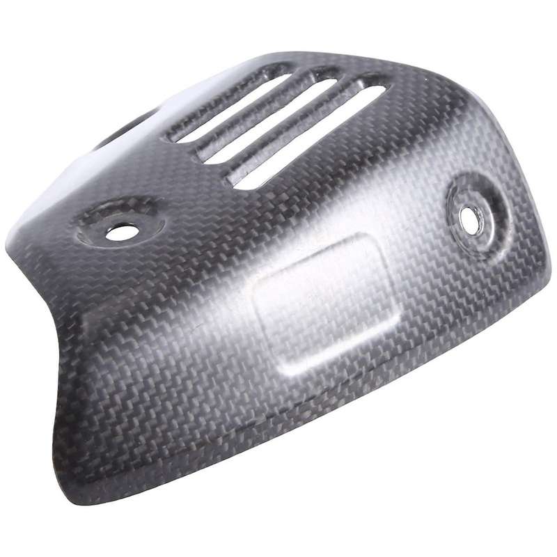 Motorcycle Exhaust Cover Real Carbon Fiber Exhaust Case Muffler Cover Heat Shield Cover