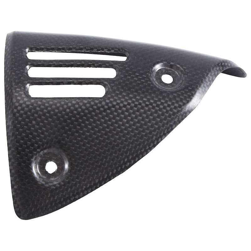 Motorcycle Exhaust Cover Real Carbon Fiber Exhaust Case Muffler Cover Heat Shield Cover