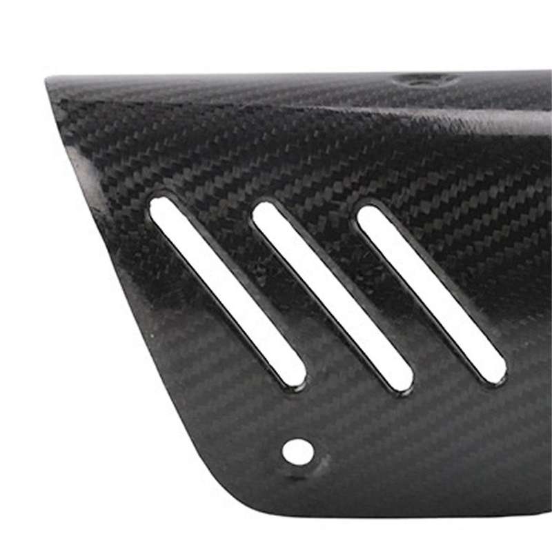 Motorcycle Exhaust Muffler Tube Escape Protection Guard Carbon Fiber Heat Shield Pipe Cover for R1 R