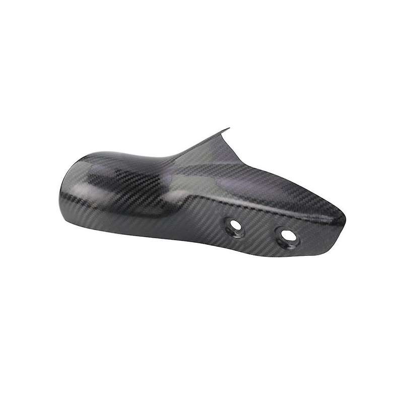 Motorcycle Exhaust Muffler Escape Cover Carbon Fiber Protector Heat Shield Cover Guard for Qianjiang
