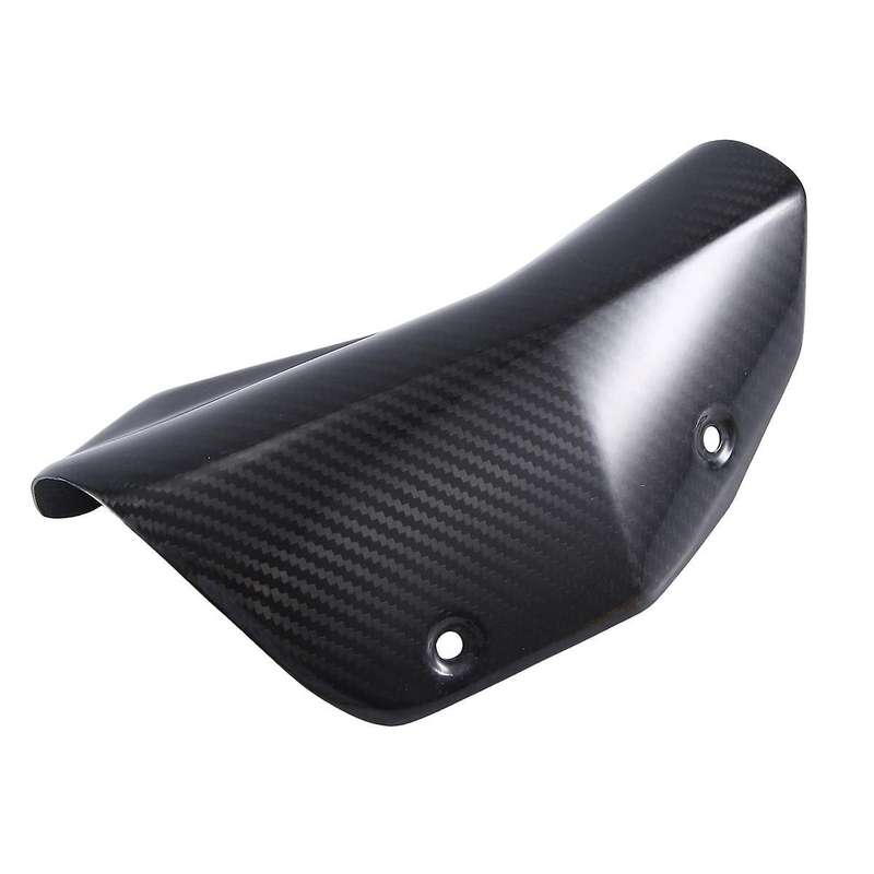 Motorcycle Exhaust Muffler Carbon Fiber Protector Escape Heat Shield Cover Guard Anti-Scalding for R