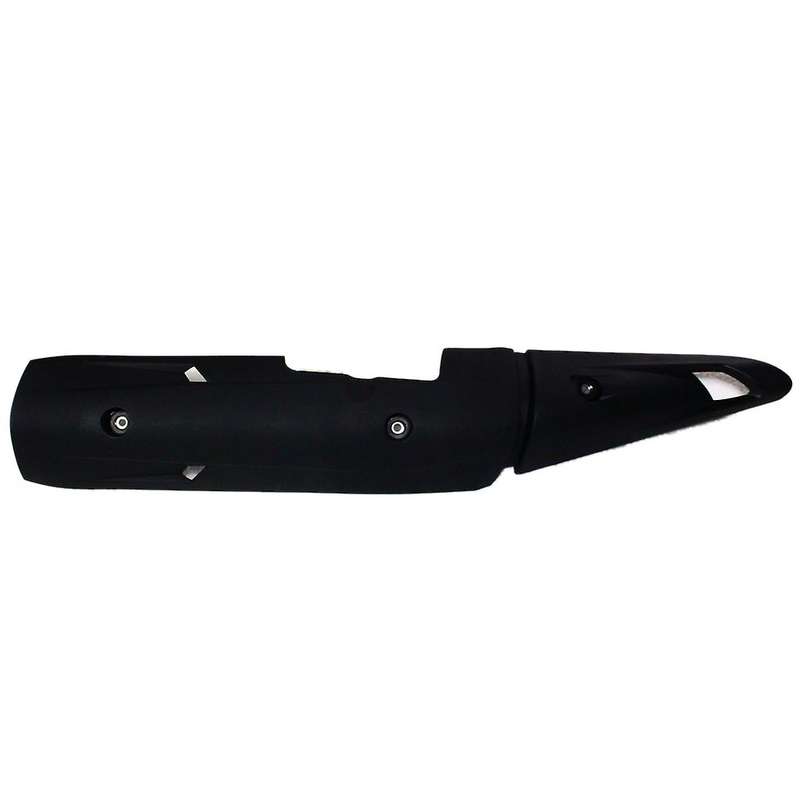 Motorcycle Exhaust Pipe Cover Guard Heat Shield Anti-Scalding Shell for LC150 Y15Zr V1 V2 Y15 Black