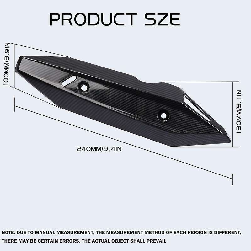 Motorcycle Exhaust Pipe Cover Guard Heat Shield Anti-Scalding Shell for Click150 Click 150I 125I 125