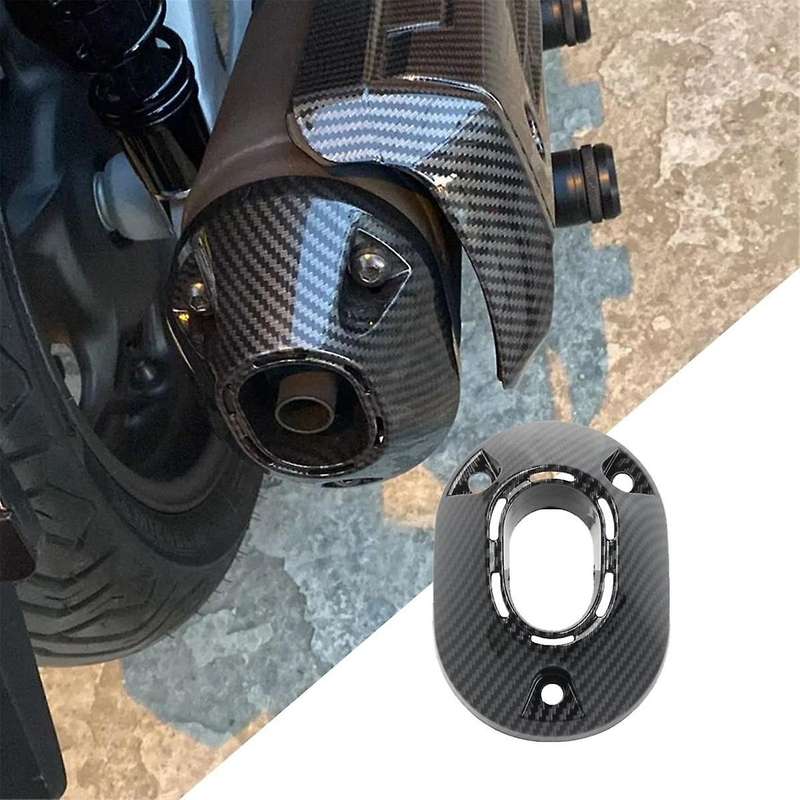 Motorcycle Exhaust Pipe Cover Protective Cover for 160 2021-2022 Rear Muffler Exhaust Tail Cover Car