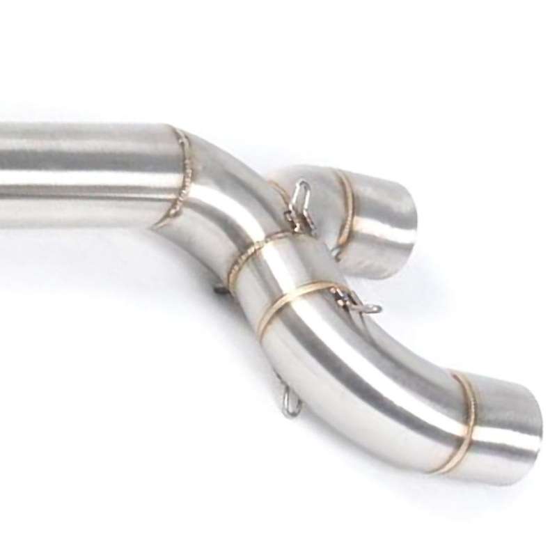Motorcycle Exhaust System Middle Pipe Link Connect Motorbike Accessories for FZ6 FZ6N FZ6S 2004-2008