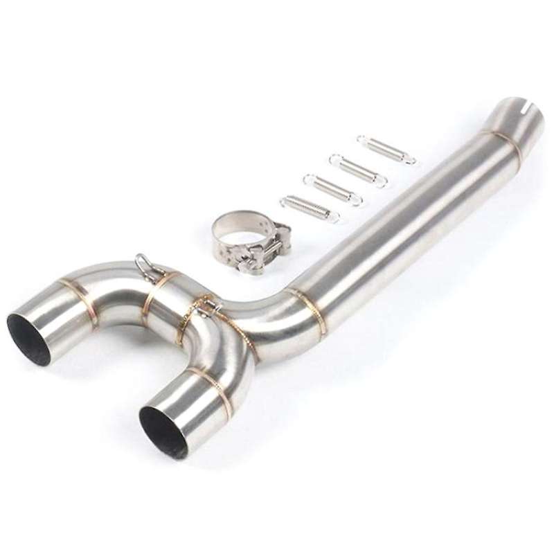 Motorcycle Exhaust System Middle Pipe Link Connect Motorbike Accessories for FZ6 FZ6N FZ6S 2004-2008