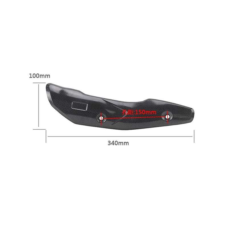 Motorcycle Exhaust System Middle Link Pipe Heat Cover Guard Anti-scalding Shell for Z900 New