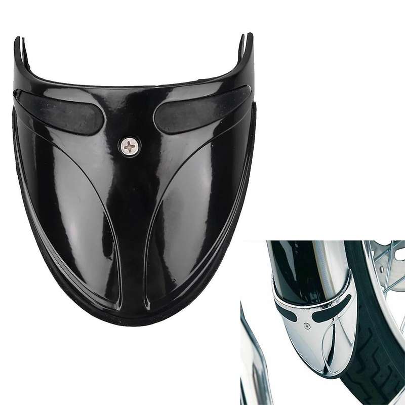 Motorcycle Extension/tip Flap Trim Narrow for Softail Fxst Xl Fxdwg Sportster 883 1200 Black