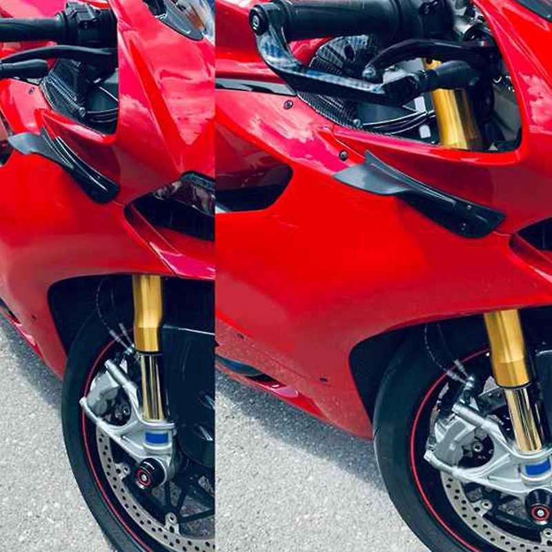 Motorcycle Fairing Side Winglet Aerodynamic Wing Deflector Spoiler for Gsx-r1000 Gsx-r750 Gsx-r600