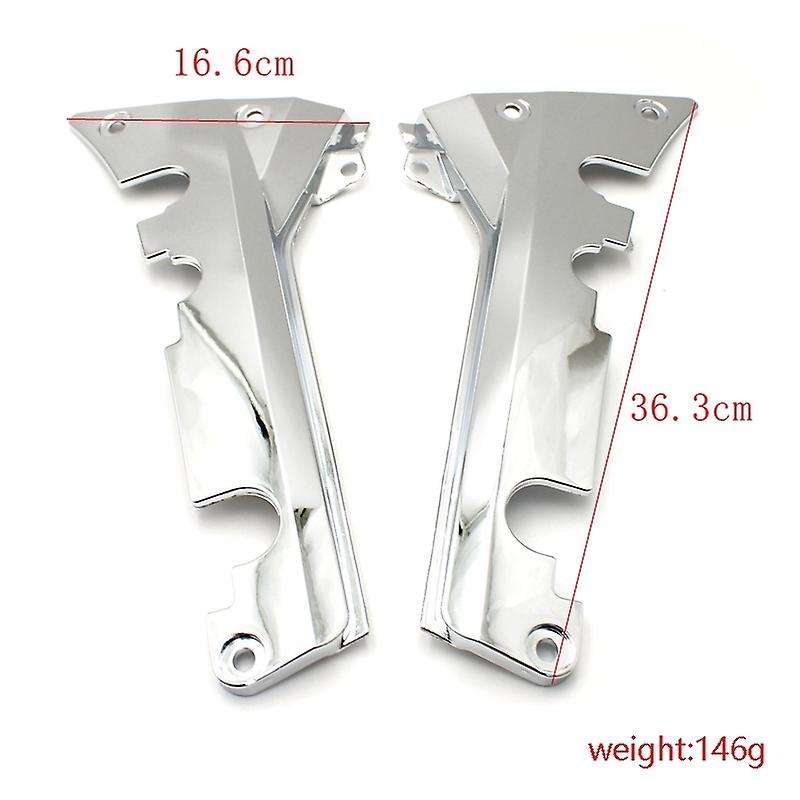 Motorcycle Fairing Right & Left Lower Rear Frame Cover for Goldwing GL1800 2001-2011 Chrome Decorati