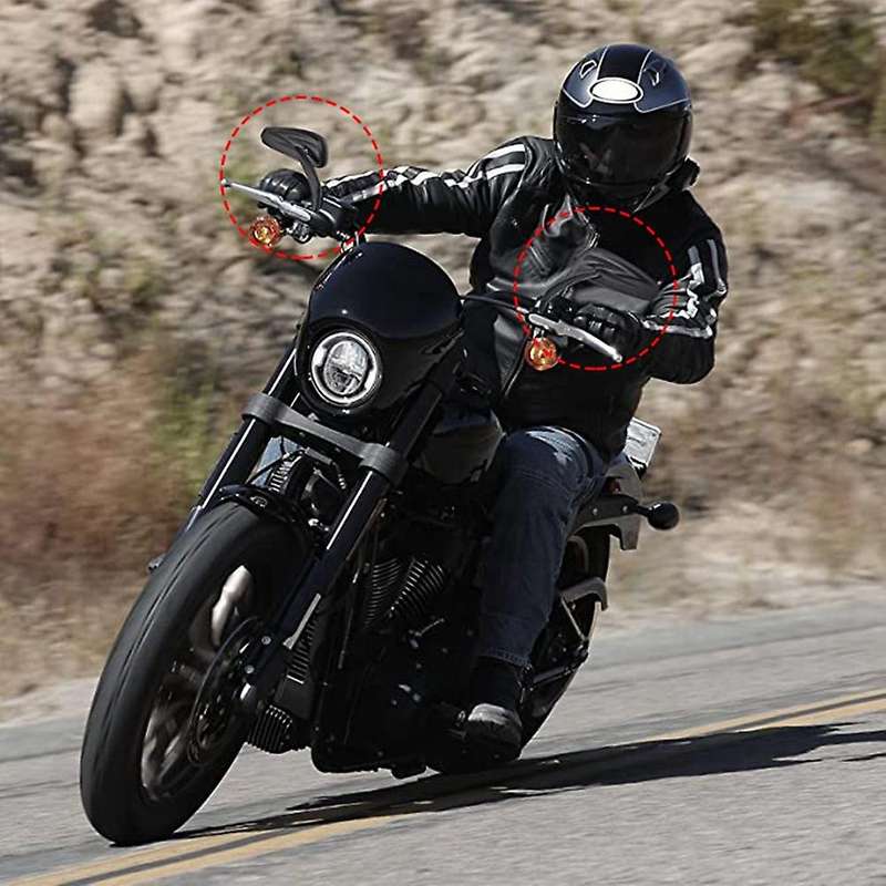Motorcycle Flaming Black Side Mirrors Rearview Mirror for Softail Standard Glide Road Custom Touring