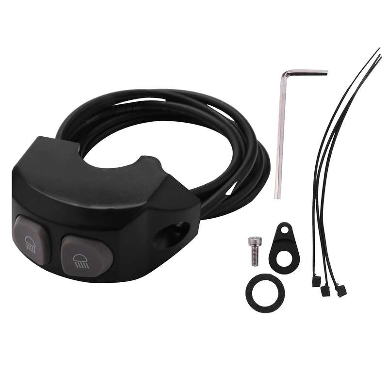 Motorcycle Fog Lights Wiring Harness Switch Control,Handbar Button Switch for R1200GS R1250GS / ADV