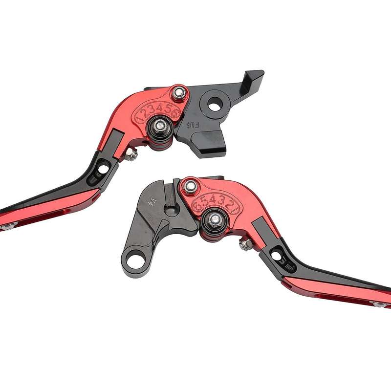 Motorcycle Folding Brake Clutch Levers for 700 2019-2020 Tenere700 XTZ 700 XTZ700(Red+Black)