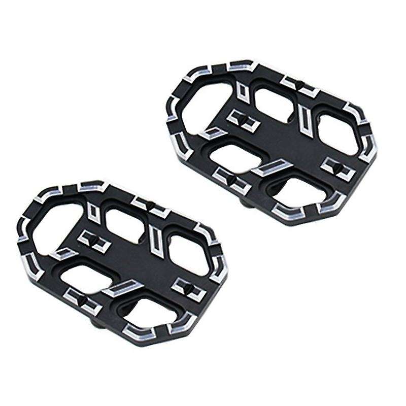 Motorcycle Foot Peg Footrests Pedal Enlarger for NC700X/S NC750X/S CB500X(Black)