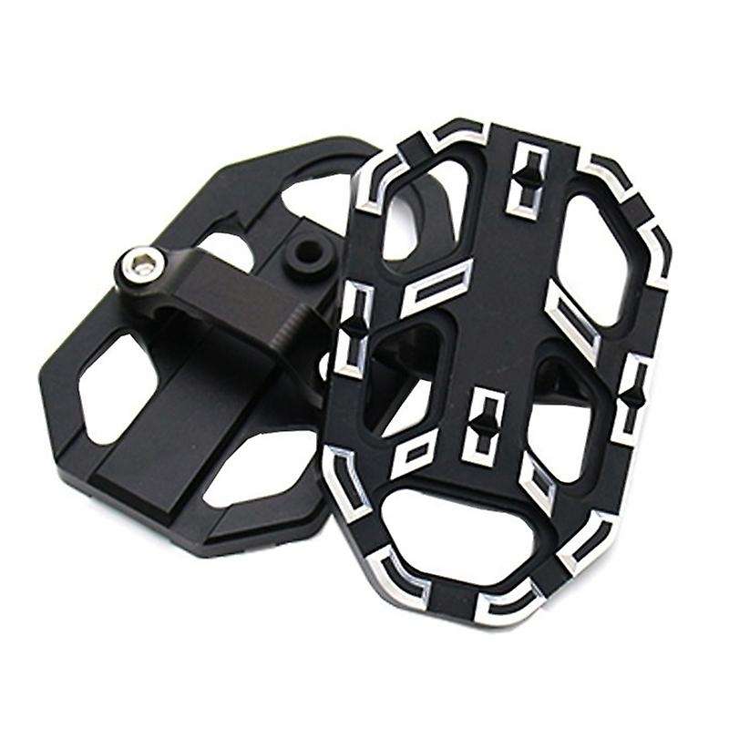 Motorcycle Foot Peg Footrests Pedal Enlarger for NC700X/S NC750X/S CB500X(Black)