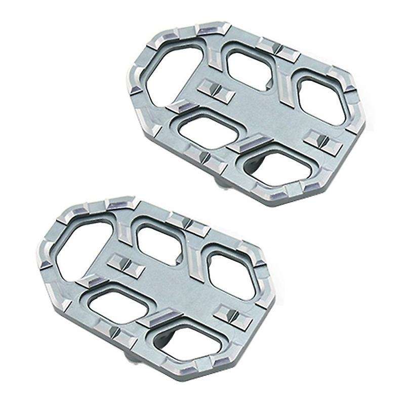 Motorcycle Foot Peg Footrests Pedal Enlarger for NC700X/S NC750X/S CB500X(Silver)