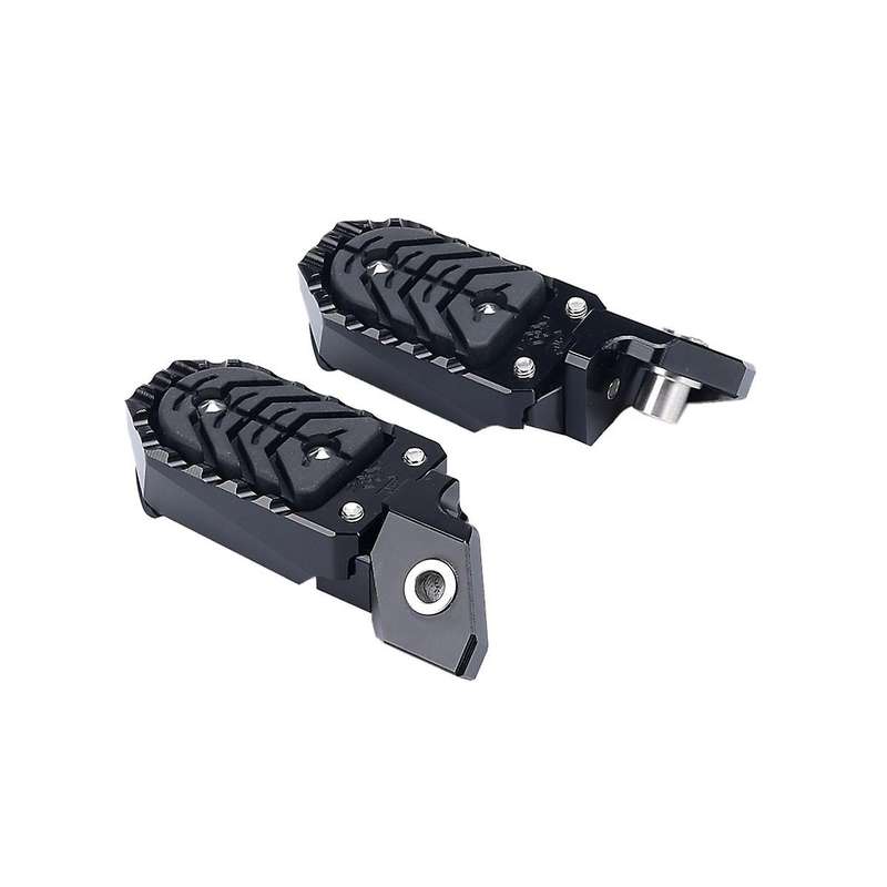 Motorcycle Foot Rests Foot Pegs Footrest Footpeg for R1250gs 2020-2023 R1200gs Adventure(black)