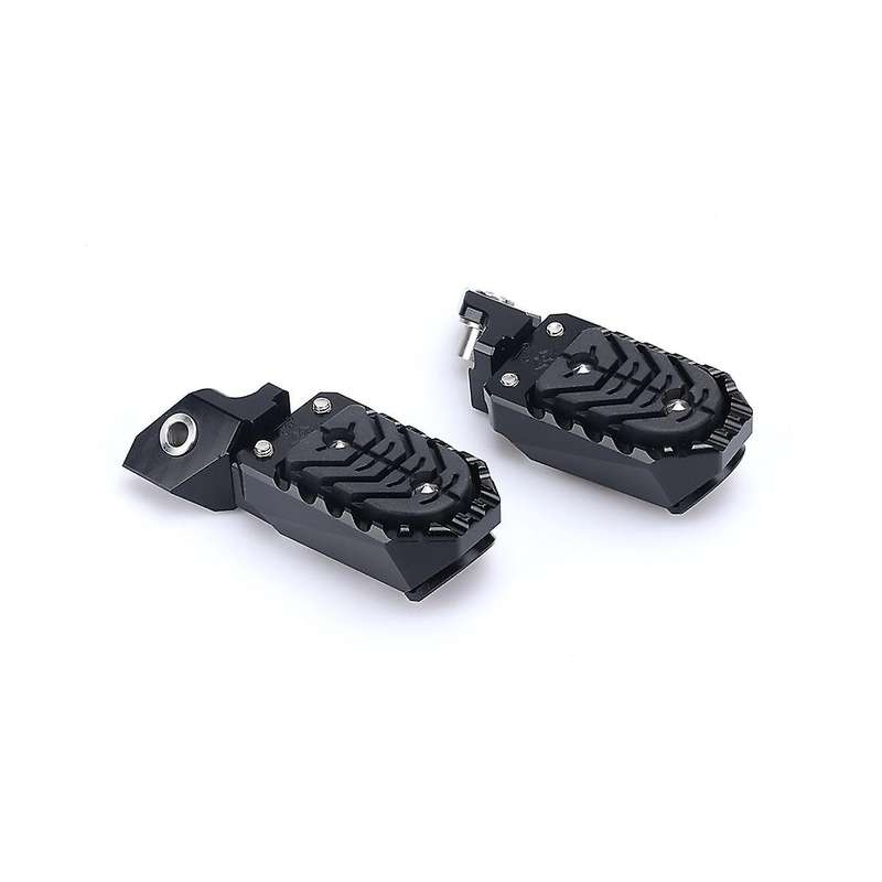Motorcycle Foot Rests Foot Pegs Footrest Footpeg for R1250gs 2020-2023 R1200gs Adventure(black)