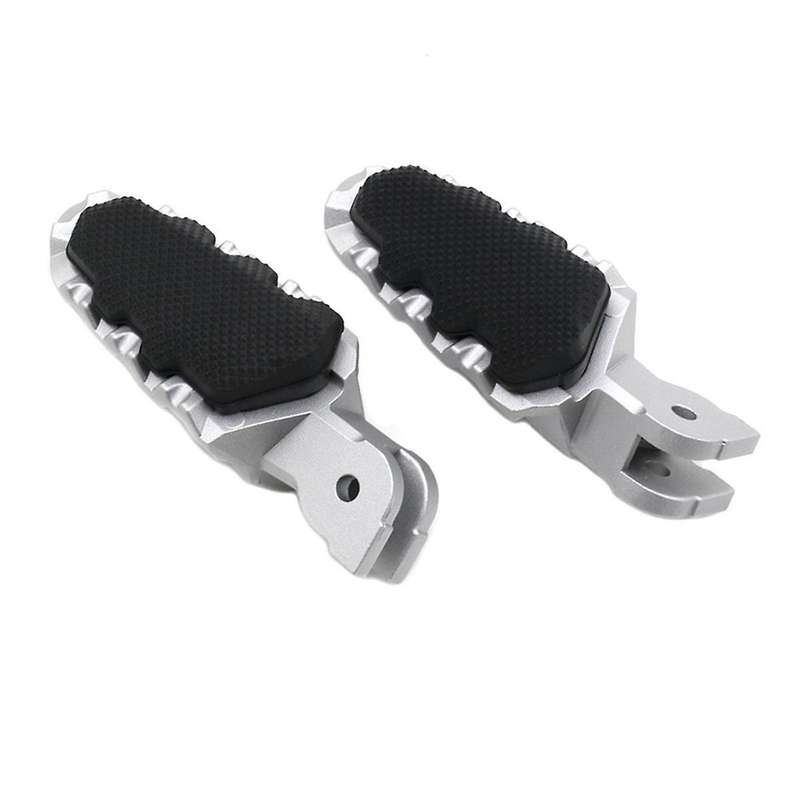 Motorcycle Footrest Foot Pegs Pedals for Ducati Hypermotard 821 Multistrada Mts 950 1260 1200(silver