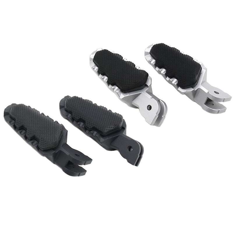 Motorcycle Footrest Foot Pegs Pedals for Ducati Hypermotard 821 Multistrada Mts 950 1260 1200(silver